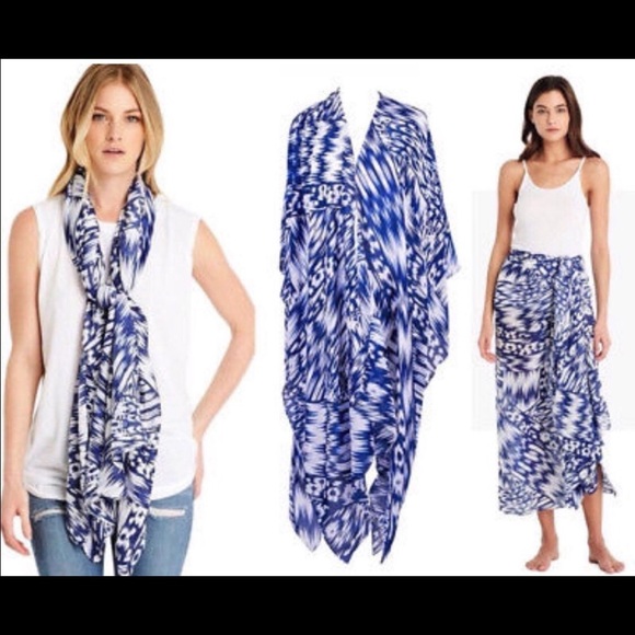 Michael Stars Accessories - Michael Stars Ruana Scarf Sarong